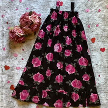 Load image into Gallery viewer, Lorna nightgown -  Pink and black floral
