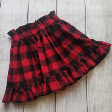 Load image into Gallery viewer, London Skirt - Red Buffalo Check
